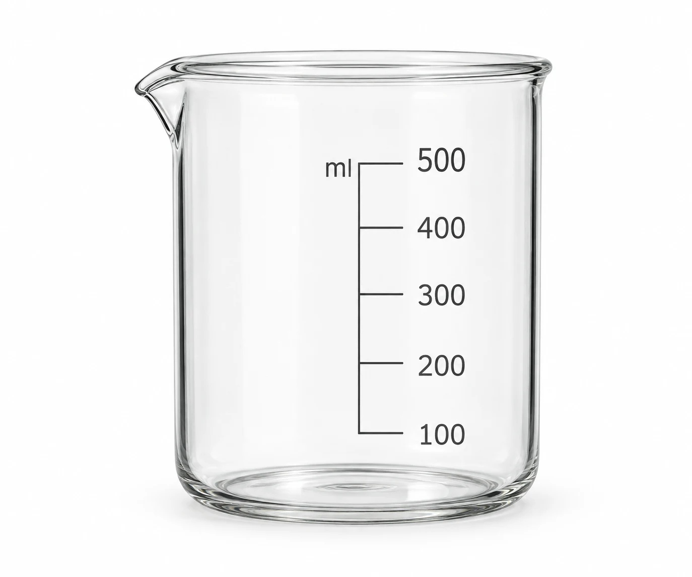 Illustrative measuring beaker