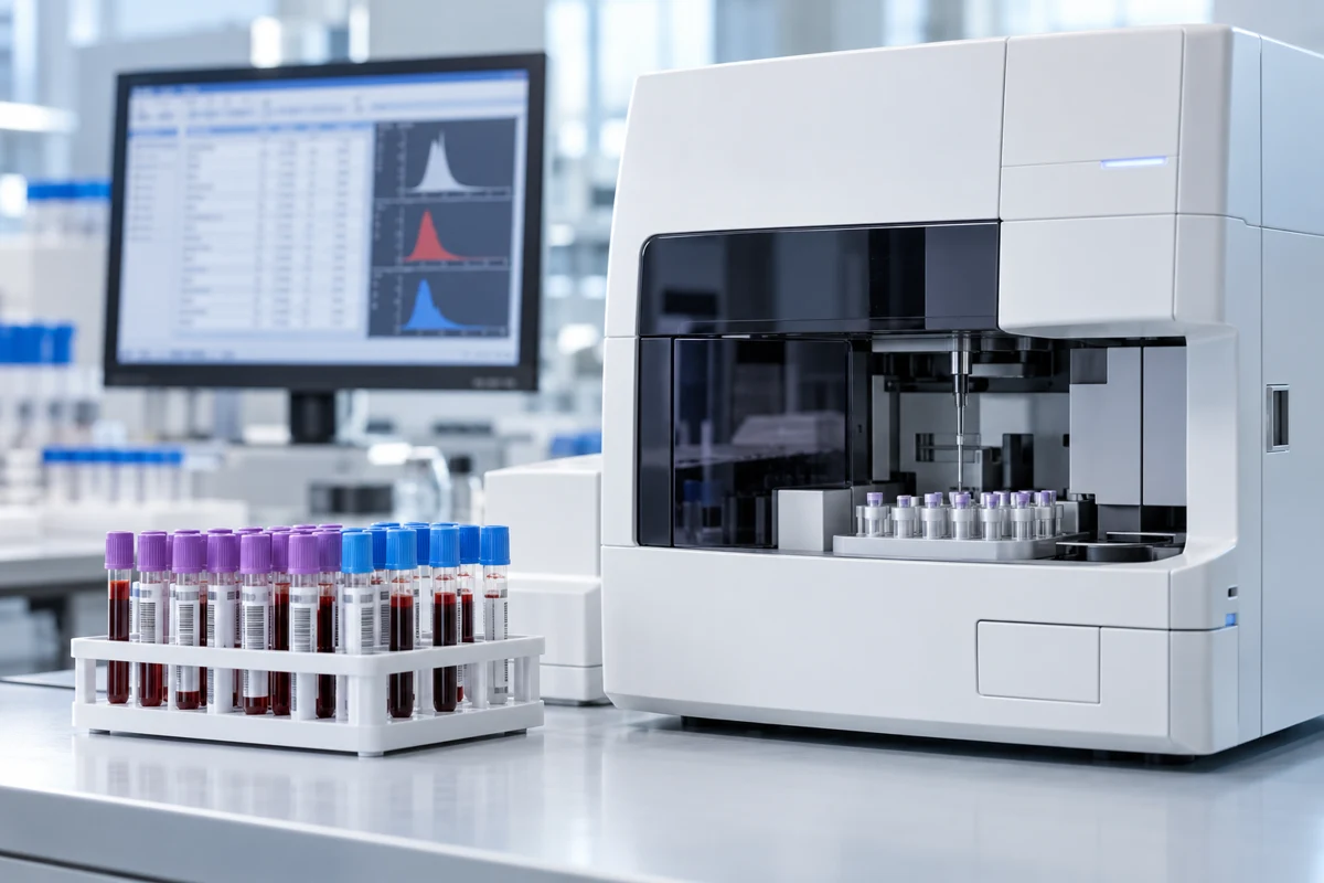 Illustrative automated hematology analyzer