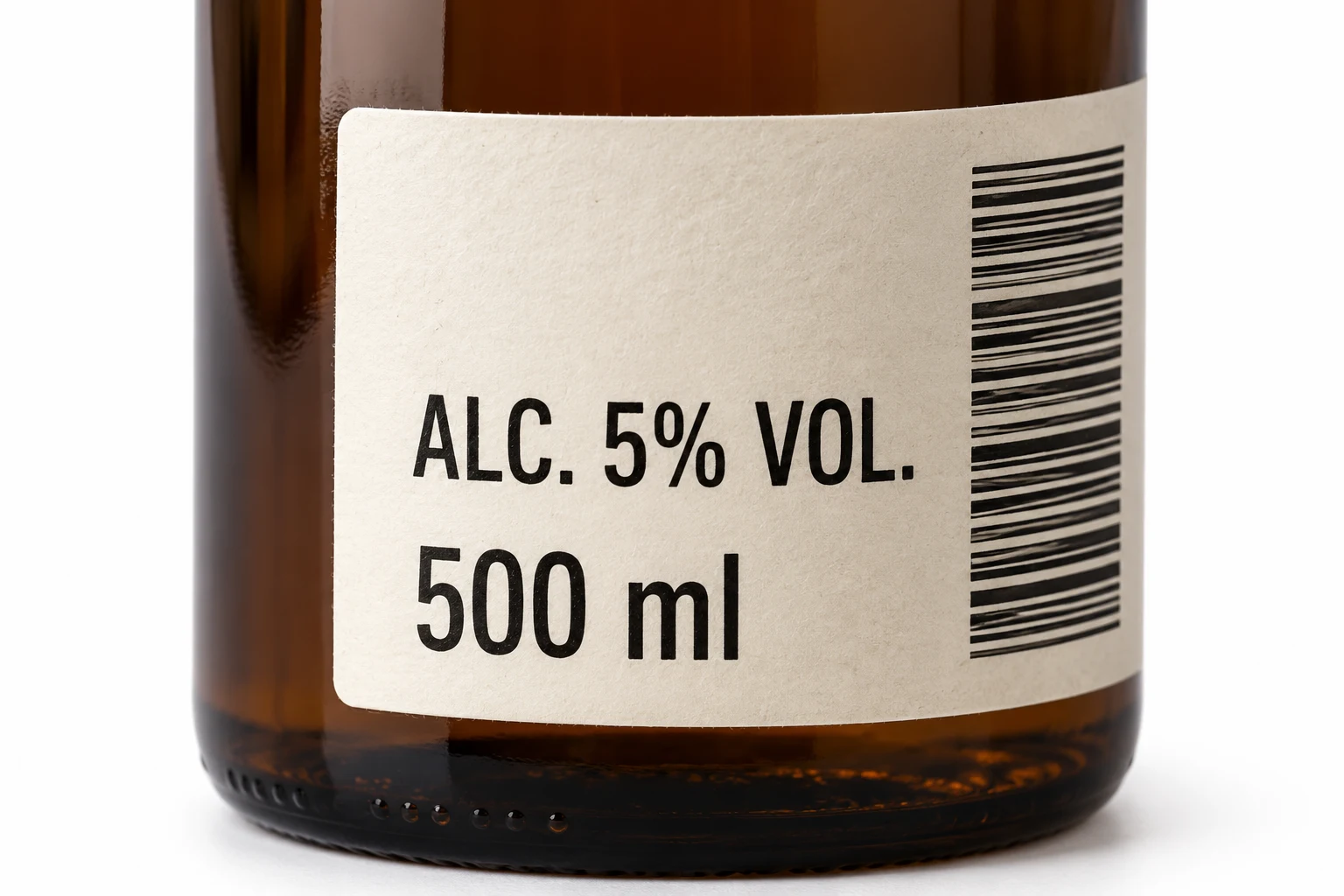 Illustrative beverage label
